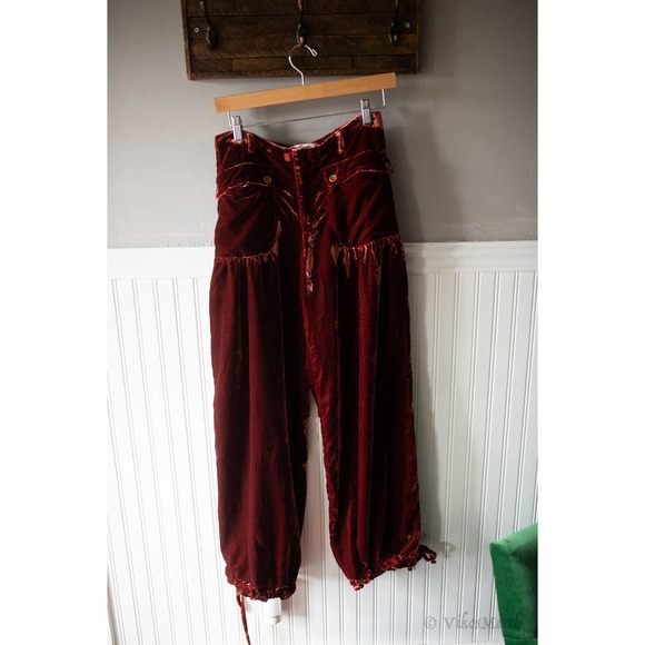 Free People Lotus Velvet Pants 25 NEW - Picture 2 of 4